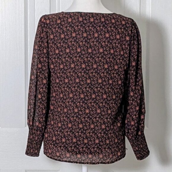 MADEWELL Women's Buttoned Top Blouse Size 4 Multi Floral Print NWOT - Picture 2 of 7